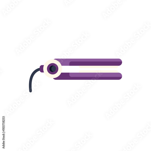 Hair straightener for styling hair, a beauty salon tool for straightening hair