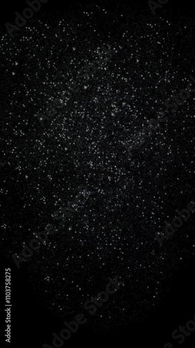 Fireworks animation on transparent background, alpha channel, Vertical.