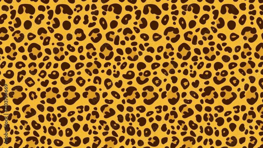Vibrant Yellow Leopard Print Background: Perfect for Design, Crafts, and Fashion Projects Vibrant Yellow Leopard Print Background: Perfect for Design, Crafts, and Fashion Projects