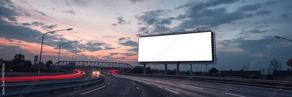 billboard on highway , advertising board in highway, blank white board isolated white background billboard on highway , advertising board in highway, blank white board isolated white background