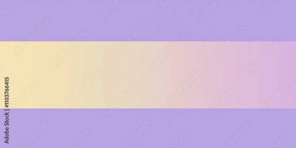 Fototapeta premium A smooth gradient transitioning from light yellow to soft purple hues.