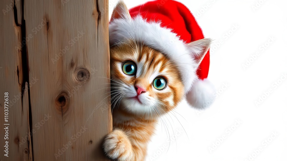 Aerial view of a feline observing the festive scene. Aerial view of a feline observing the festive scene.