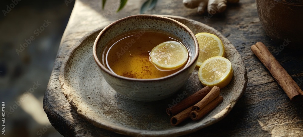 Warm and Cozy Cinnamon Lemon Tea Warm and Cozy Cinnamon Lemon Tea