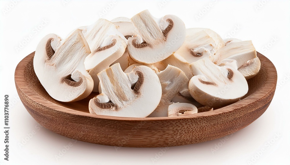Crisp White Mushroom Slices Perfect for Your Next Recipe Crisp White Mushroom Slices Perfect for Your Next Recipe