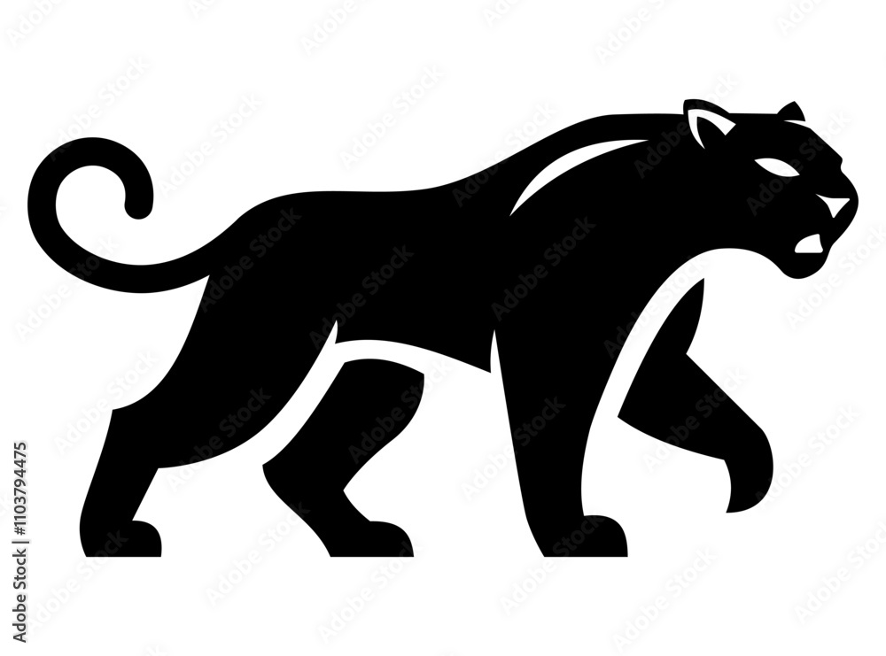 panther logo creative and original for your business or company logotype vector illustration isolated on white background panther logo creative and original for your business or company logotype vector illustration isolated on white background