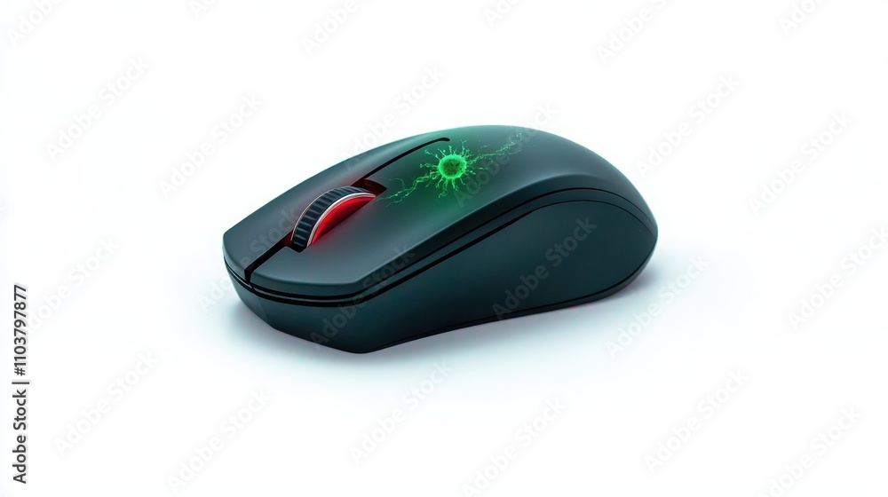 Sleek and Modern Wireless Gaming Mouse with LED Lighting and Ergonomic Design, Ideal for Gamers, Professionals, and Everyday Computer Use, Black Color Sleek and Modern Wireless Gaming Mouse with LED Lighting and Ergonomic Design, Ideal for Gamers, Professionals, and Everyday Computer Use, Black Color