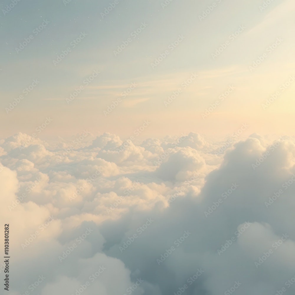Wide sweeping vista of a cloudy sky with gentle light gradient halftone dots in soft grunge hues, serene landscapes., cloudy skies Wide sweeping vista of a cloudy sky with gentle light gradient halftone dots in soft grunge hues, serene landscapes., cloudy skies
