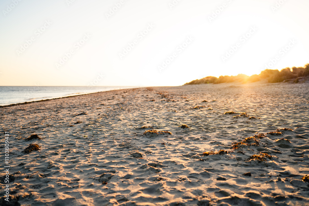 Naturstrand in Schillig, Wangerland, November 2024