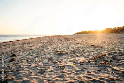 Obraz na płótnie Naturstrand in Schillig, Wangerland, November 2024 w salonie