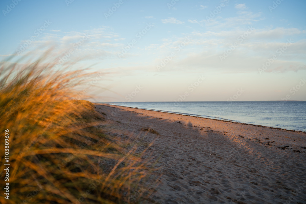 Naturstrand in Schillig, Wangerland, November 2024