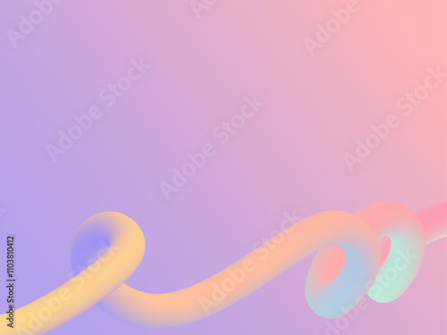 Abstract fluid shapes morph and flow in a vibrant 3D gradient.