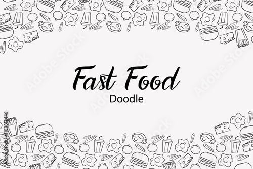 Fast Food Doodle