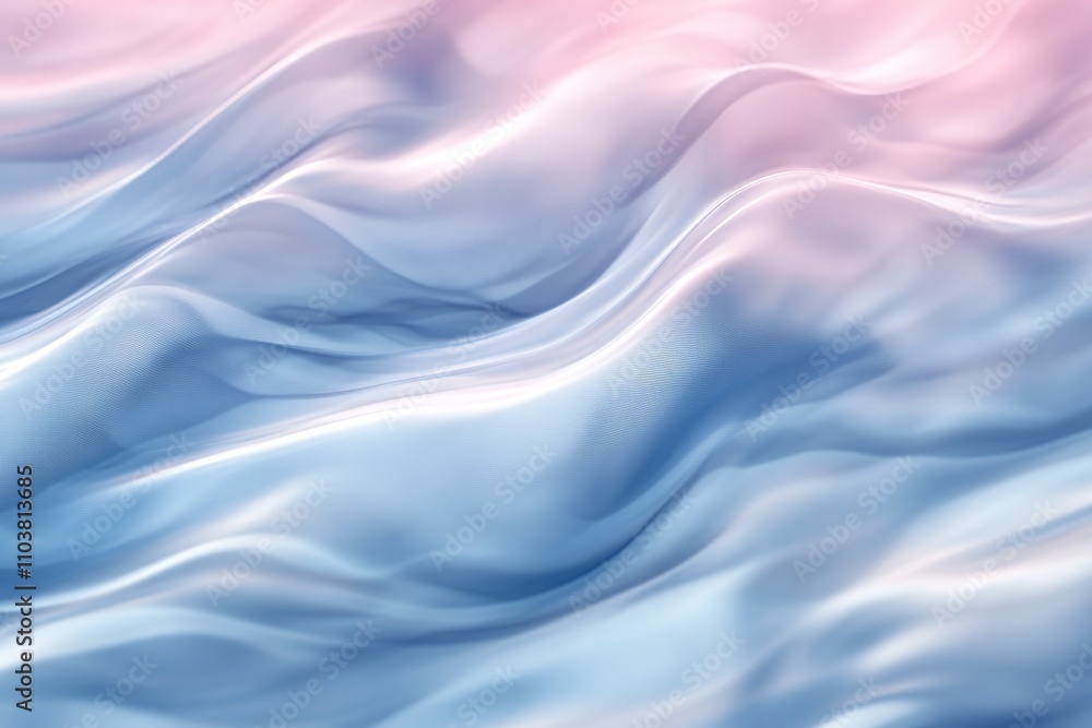 Gradient pastel waves in soft pink and blue tones. Gradient pastel waves in soft pink and blue tones.