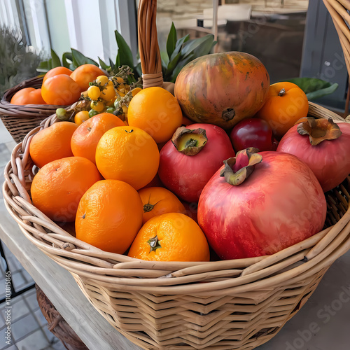 basket of oranges