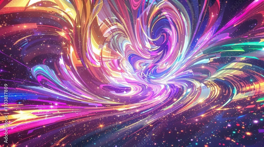 A kaleidoscope of colors in a psychedelic environment, mind-bending visuals, A kaleidoscope of colors in a psychedelic environment, mind-bending visuals,