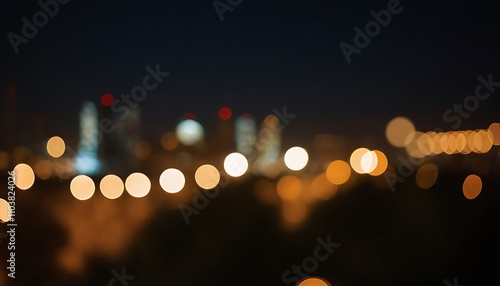 Wallpaper Mural Gold bokeh abstract light background from car on road.background, street light, abstract background, blurred motion, building exterior, multi-colored background, 9 Torontodigital.ca