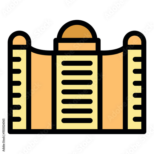Modern government building with a central dome and two towers, symbolizing power, authority, and administration