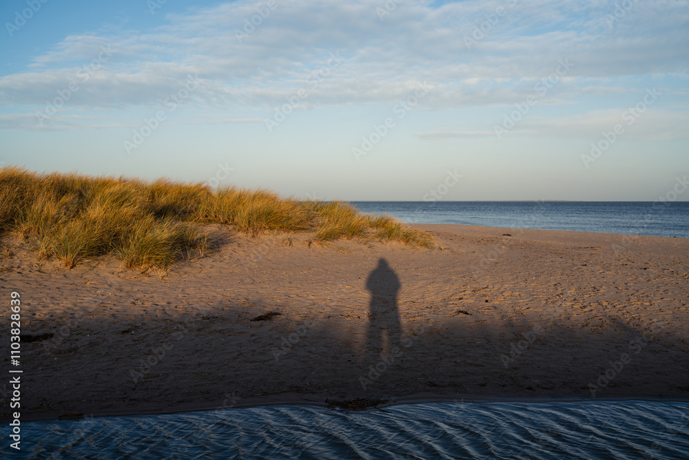 Naturstrand in Schillig, Wangerland, November 2024