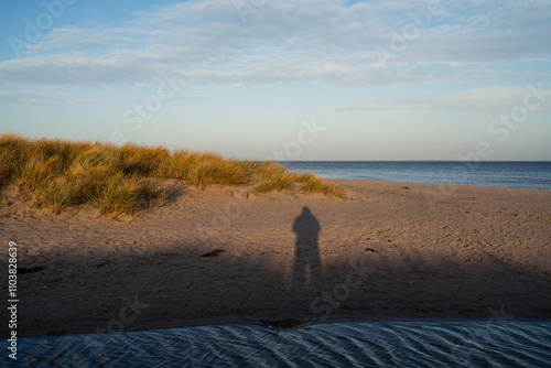 Obraz na płótnie Naturstrand in Schillig, Wangerland, November 2024 w salonie