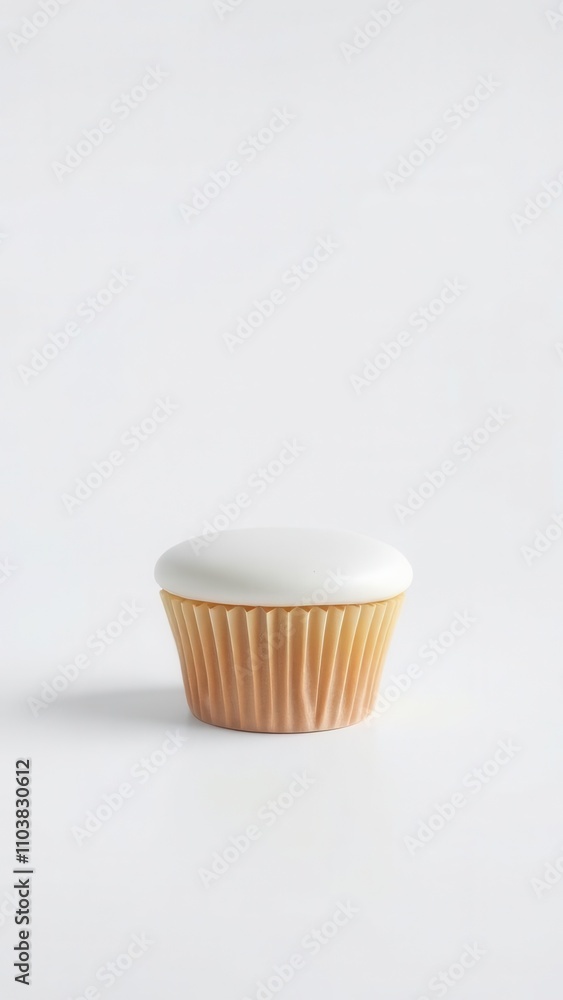 Minimalist cupcake with a flat surface and subtle shading, sweet icon, cupcake graphic, 2d design Minimalist cupcake with a flat surface and subtle shading, sweet icon, cupcake graphic, 2d design