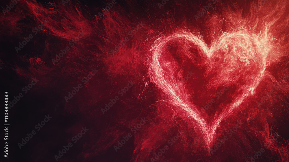 Abstract heart design in red and pink, creating a warm Valentine's Day background. Abstract heart design in red and pink, creating a warm Valentine's Day background.