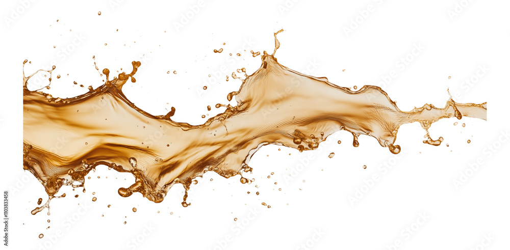 PNG Splash of amber liquid with dynamic motion PNG Splash of amber liquid with dynamic motion
