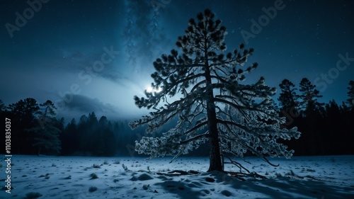 winter forest in winter