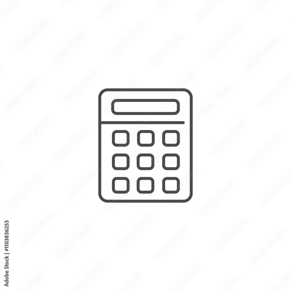 Calculator icon template vector illustration Calculator icon template vector illustration