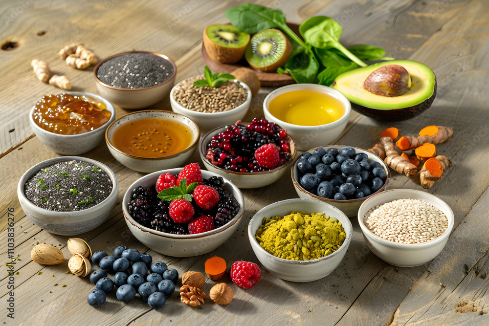 Showcasing a Variety of Superfoods and Their Multi-Benefit Nutritional Value Showcasing a Variety of Superfoods and Their Multi-Benefit Nutritional Value