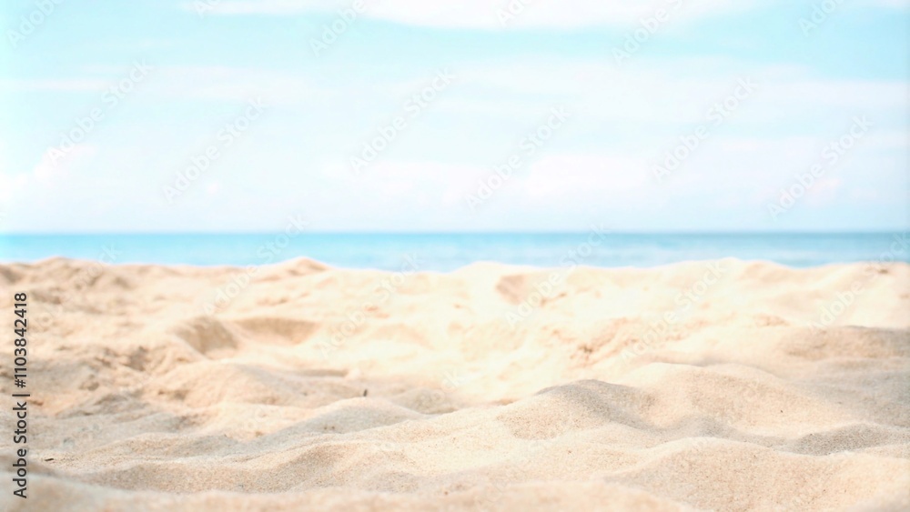 A serene sandy beach under a clear blue sky, with gentle ocean waves lapping at the shore, perfect for a summer getaway. A serene sandy beach under a clear blue sky, with gentle ocean waves lapping at the shore, perfect for a summer getaway.