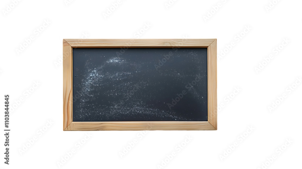 Blank Chalkboard with Wooden Frame Blank Chalkboard with Wooden Frame