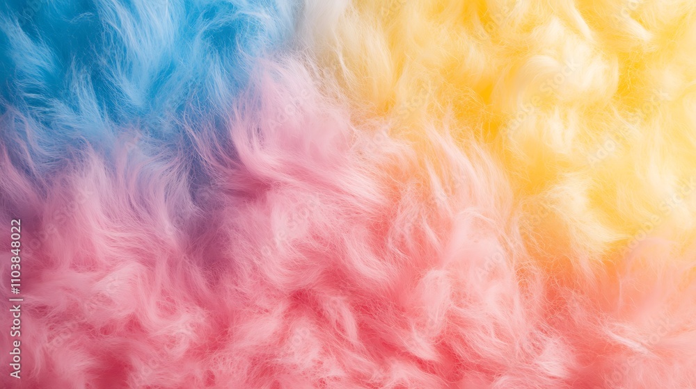 Pastel-colored fluffy texture background. Soft, dreamy, and vibrant hues. Pastel-colored fluffy texture background. Soft, dreamy, and vibrant hues.