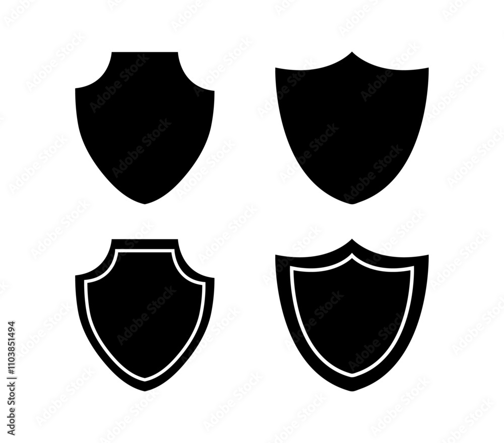 Shield icon set. Protection, defense symbol. Security shield icon collection. Different shields shapes. Protection symbol. Security icon. Protect badge. Safe, Shield, Guard, Protection, Security. Shield icon set. Protection, defense symbol. Security shield icon collection. Different shields shapes. Protection symbol. Security icon. Protect badge. Safe, Shield, Guard, Protection, Security.