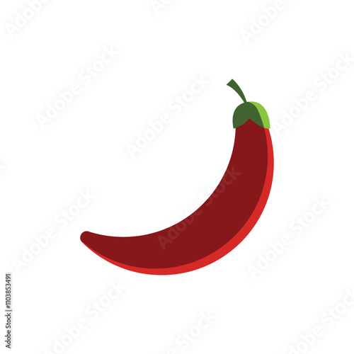 Red Chili Logo Template Icon