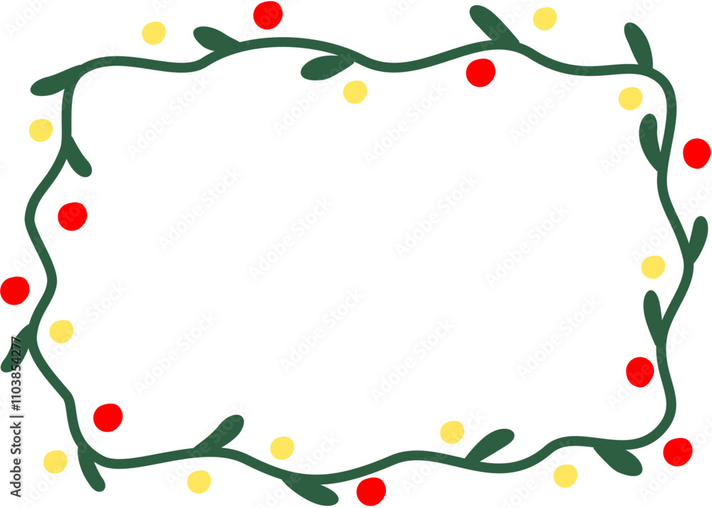 Christmas Red Berry Wreath Square Christmas Red Berry Wreath Square