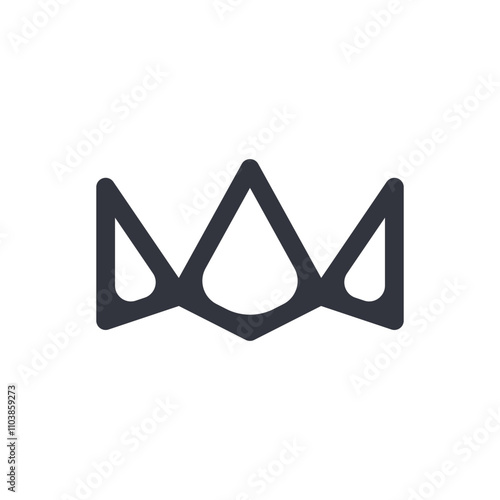 Crown Logo Template Icon