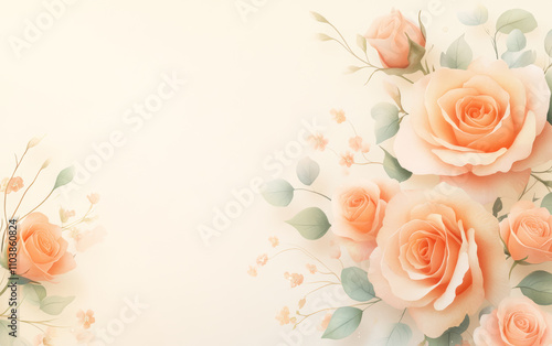Vintage floral texture art background