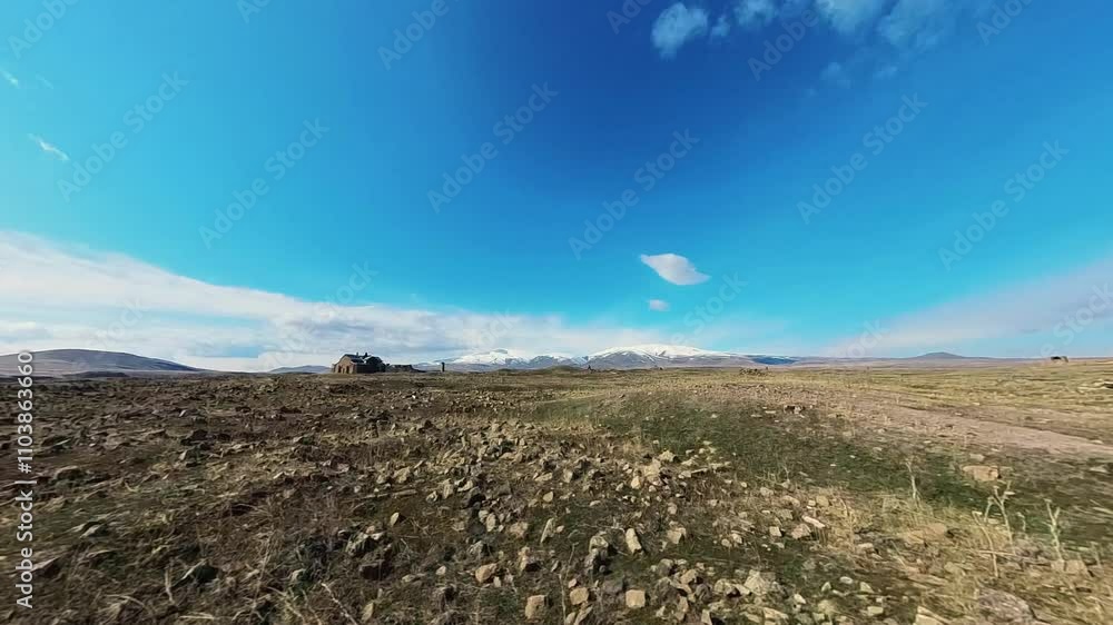 Ani ancient city, Kars, Türkiye - 360 camera footage Ani ancient city, Kars, Türkiye - 360 camera footage