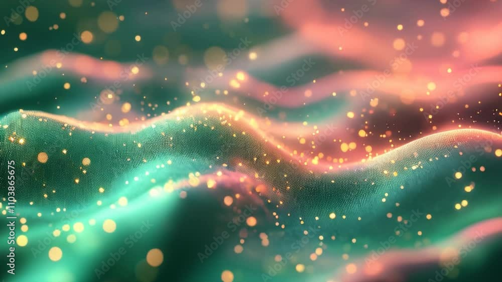 Abstract background green and pink shades. Video design and background for banners Abstract background green and pink shades. Video design and background for banners
