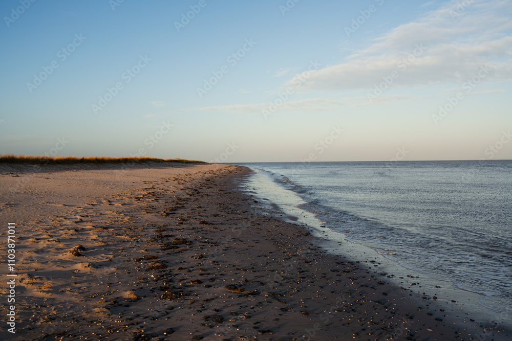 Naturstrand in Schillig, Wangerland, November 2024