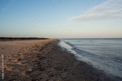 Obraz na płótnie Naturstrand in Schillig, Wangerland, November 2024 w salonie