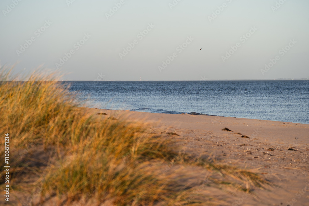Naturstrand in Schillig, Wangerland, November 2024