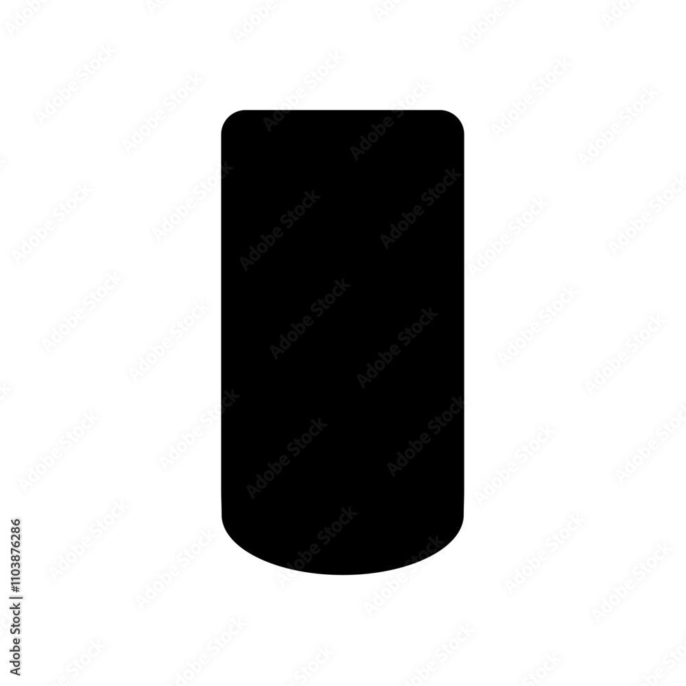Nail shape icon. Vector image Nail shape icon. Vector image