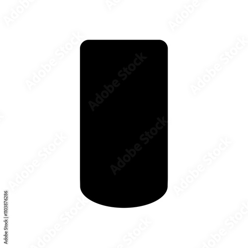 Nail shape icon. Vector image