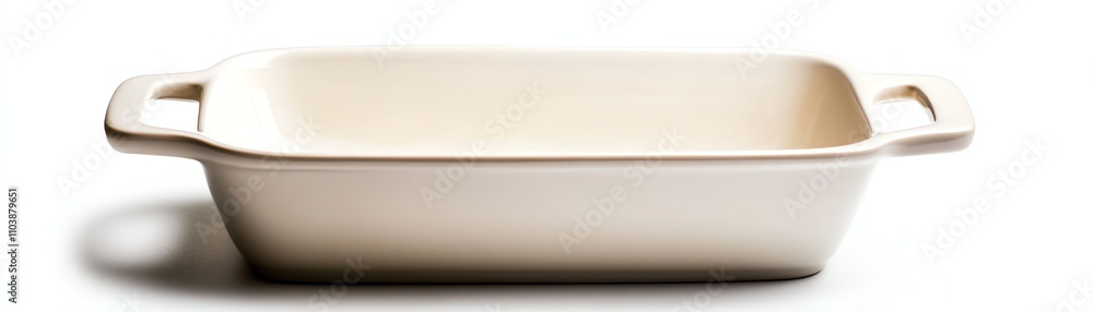 Ceramic baking dish on a white isolated background. Ceramic baking dish on a white isolated background.