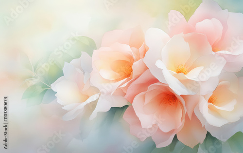 Vintage floral texture art background