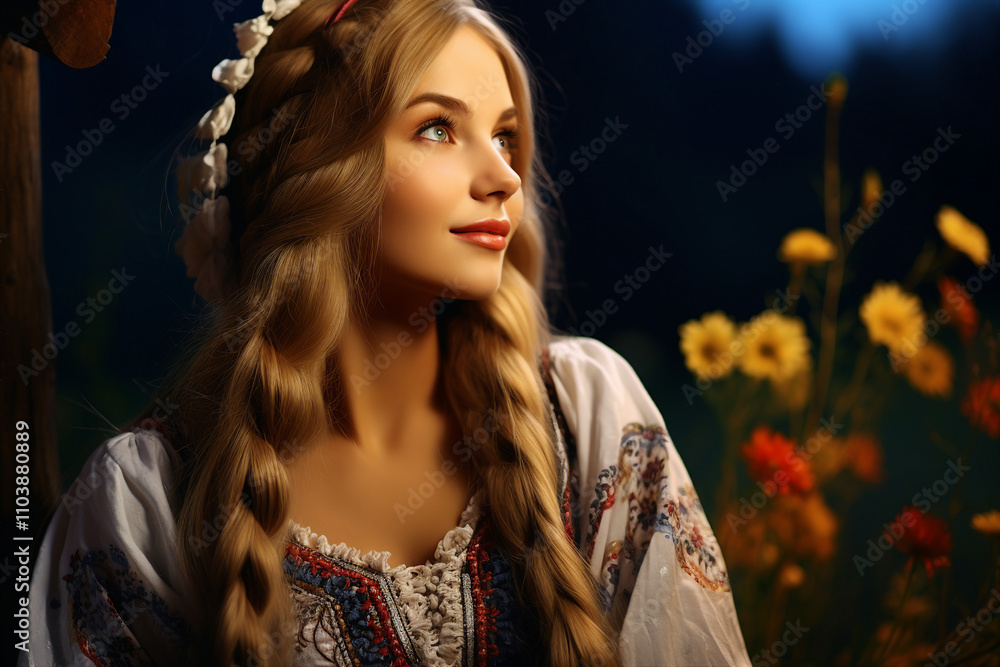 Sacred festival celebration slavic ivana kupala saint john holiday bonfire swimming culture Generative AI Sacred festival celebration slavic ivana kupala saint john holiday bonfire swimming culture Generative AI