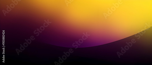 Blurred gradient Yellow and Purple and Black background