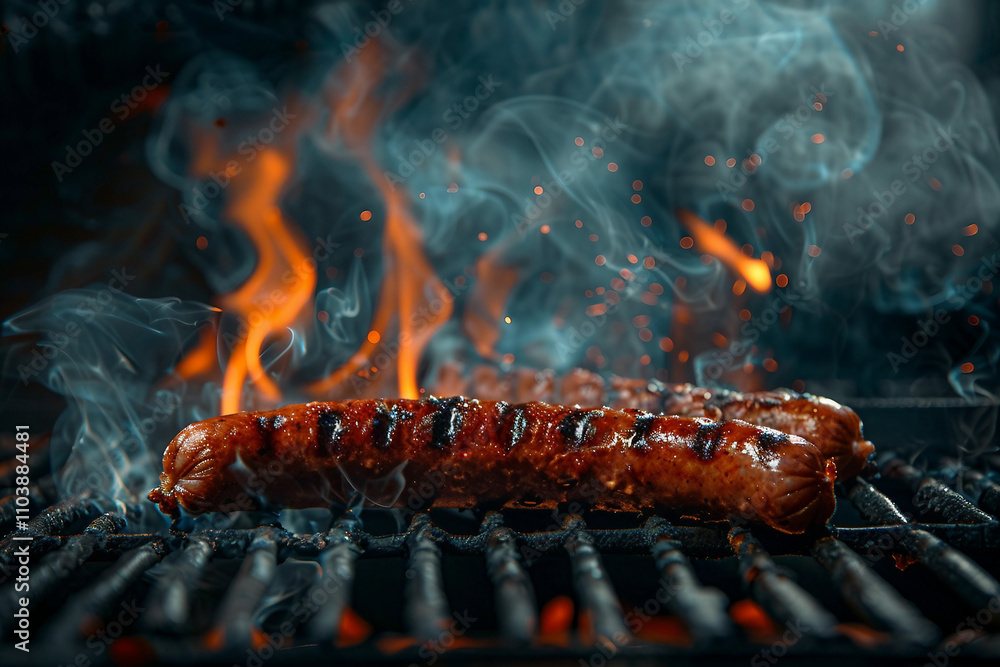 Generative AI Image of a Happy Family Gathering with Smiling Kids and Grilled Food at an Outdoor BBQ Picnic Generative AI Image of a Happy Family Gathering with Smiling Kids and Grilled Food at an Outdoor BBQ Picnic