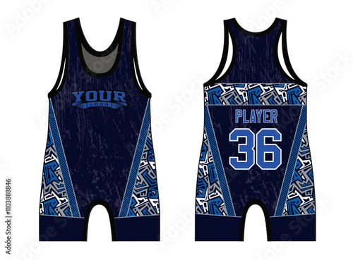 Wrestling singlets are designed with an elegant edgy and wild look. The design template is a perfect fit for all sportswear, casual wear, shirts, fashion apparel, and all kinds of othe fashion apparel